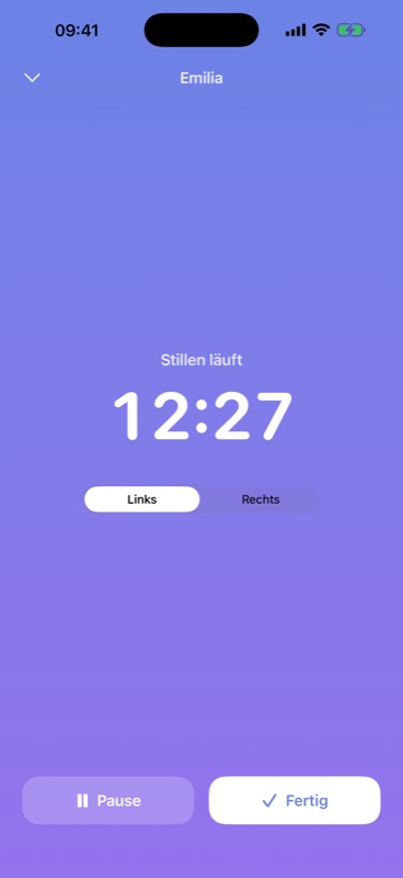 Still-Timer mit Seitenwechsel in Krümel
